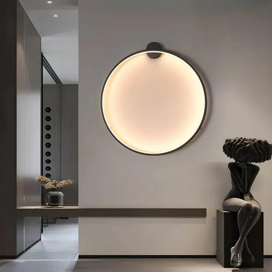 Lunverra Modern Ring Wall Light for Sophisticated Interiors
