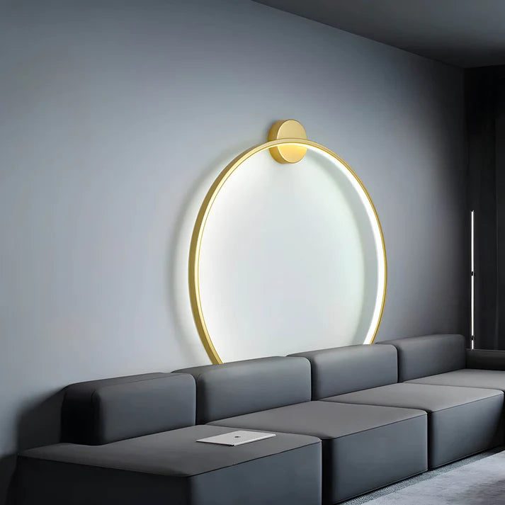 Lunverra Modern Ring Wall Light for Sophisticated Interiors