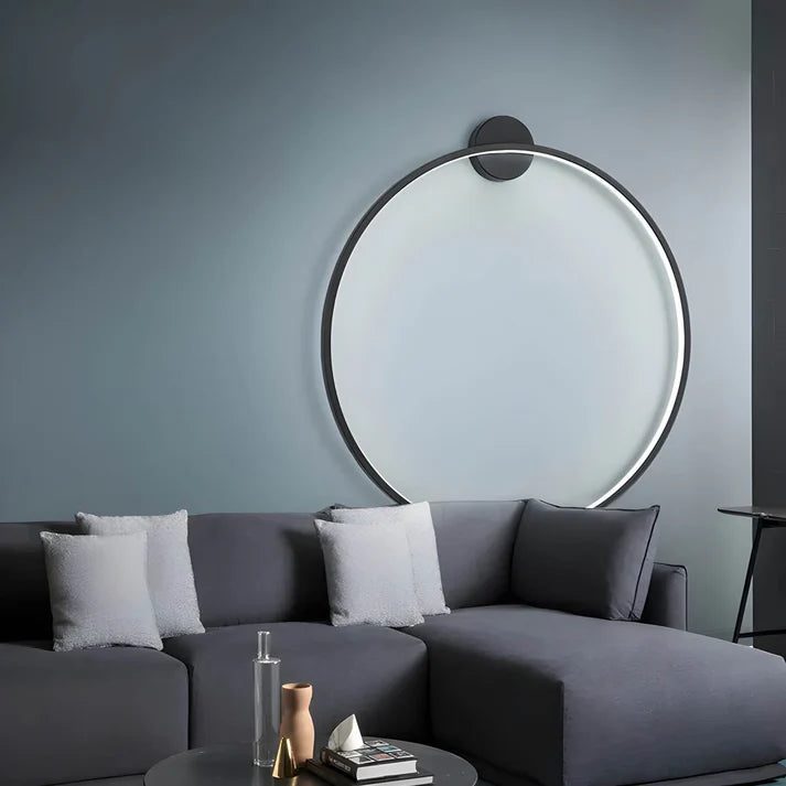 Lunverra Modern Ring Wall Light for Sophisticated Interiors