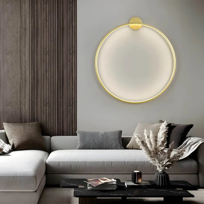 Lunverra Modern Ring Wall Light for Sophisticated Interiors