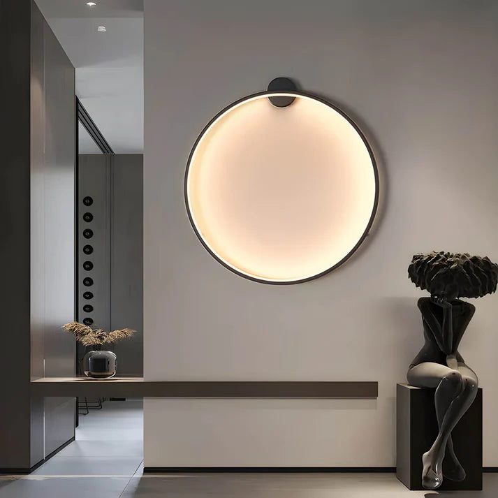 Lunverra Modern Ring Wall Light for Sophisticated Interiors