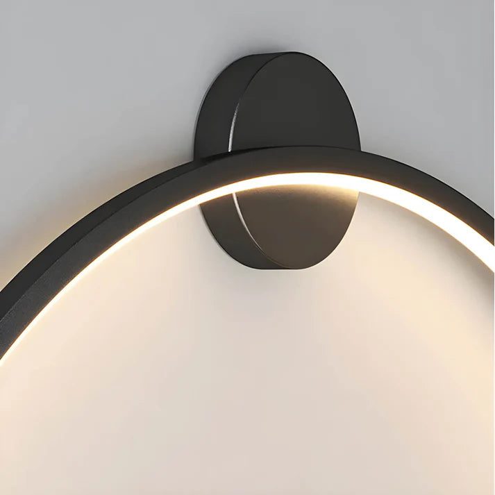 Lunverra Modern Ring Wall Light for Sophisticated Interiors